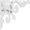 Ekena Millwork Whitman Architectural Grade PVC Corbel, 1 7/8"W X 14"D X 14"H CORP01X14X14WH - alternate 3